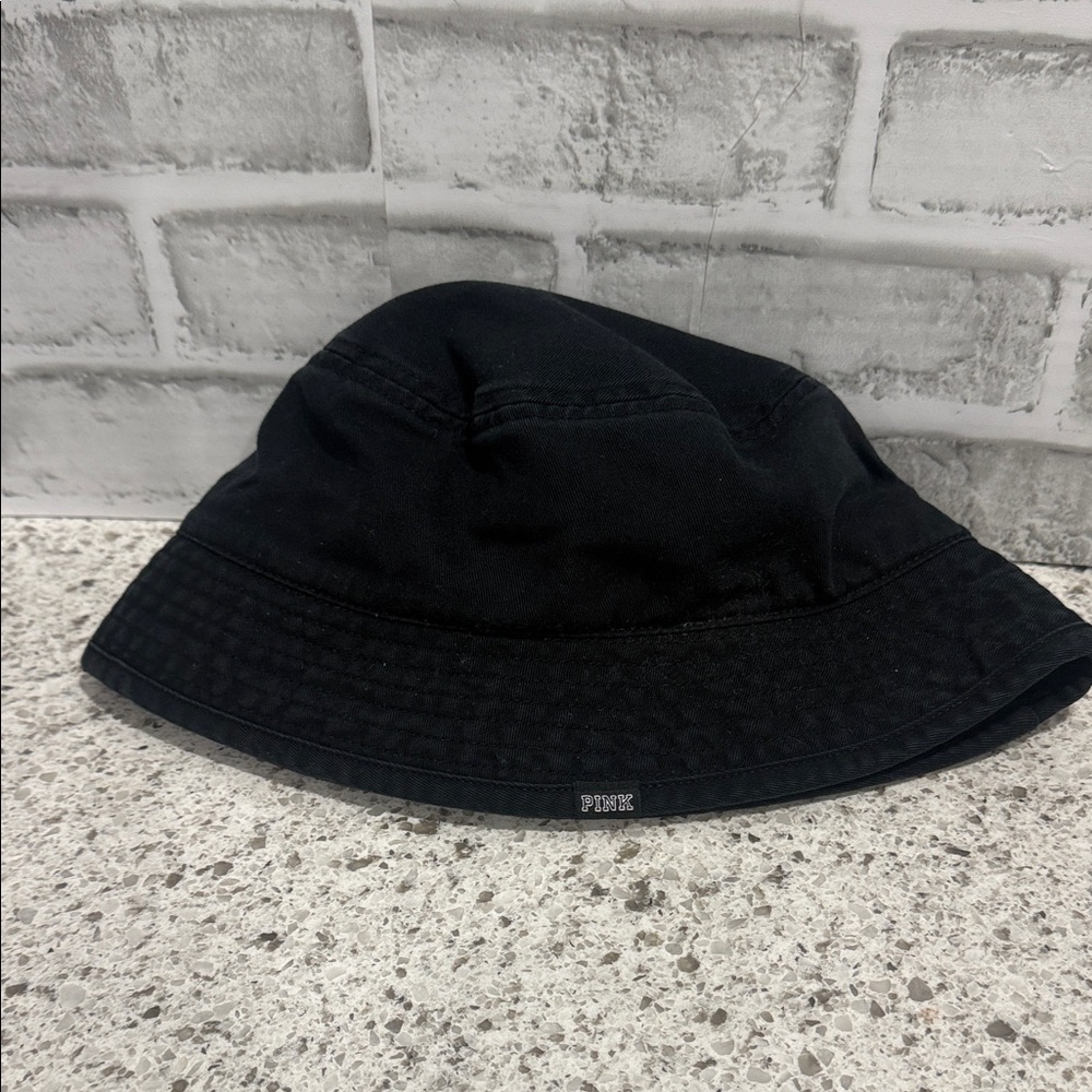 PINK Victoria's Secret Black Bucket Hat